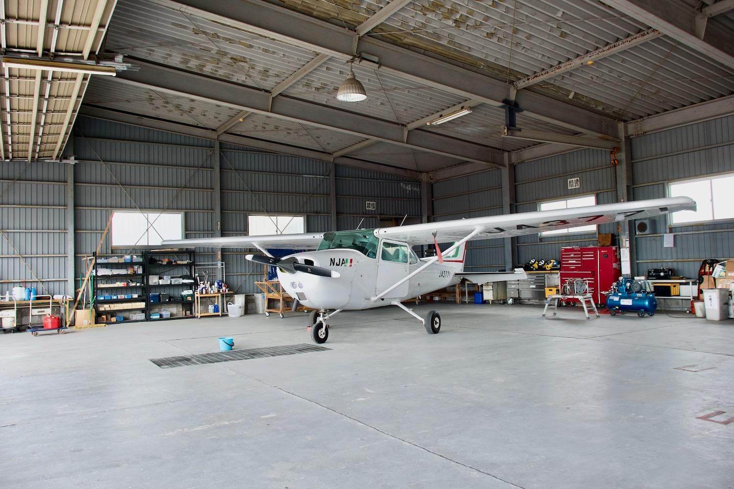First head to the hangar and check out the exciting Cessnas-0
