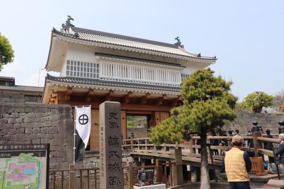 Kagoshima (Tsurumaru) Castle Ruins (Goromon Gate)-3